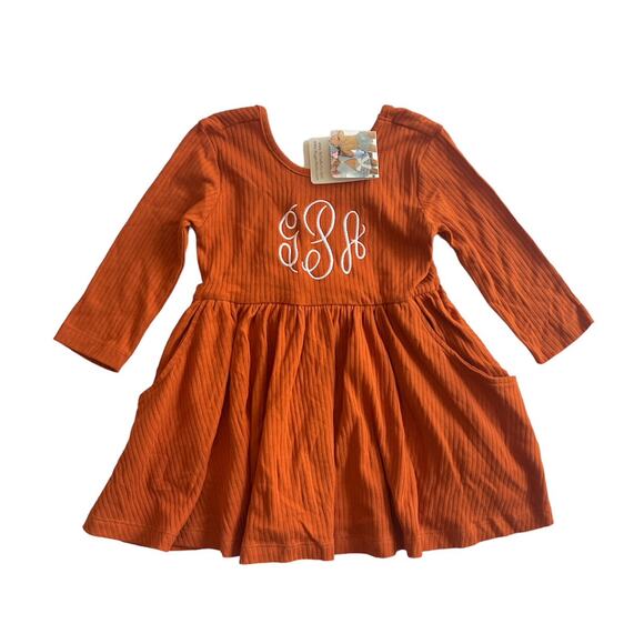 RuffleButts Monogrammed Dress - Picture 1 of 6